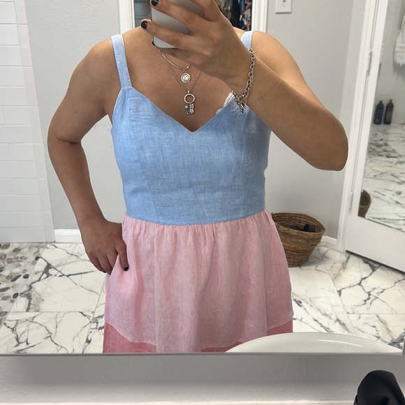 Cynthia Rowley color block dress M - Picture 6 of 7